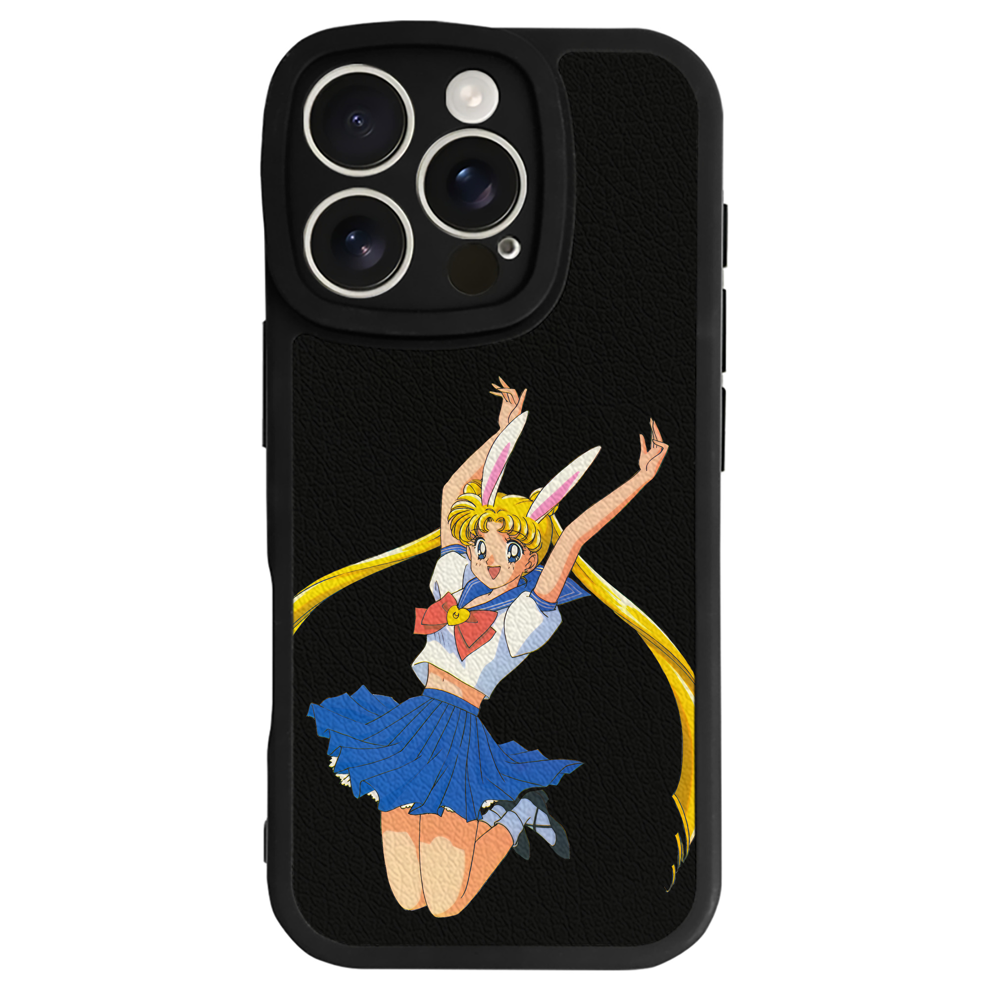（画像用） 美少女戦士セーラームーン 愛野 美奈子 あいの みなこ Sailor Moon Aino Minako 【iPhone 16シリーズ対応】シリコンスマホケース（レザー調） 材質：シリコン